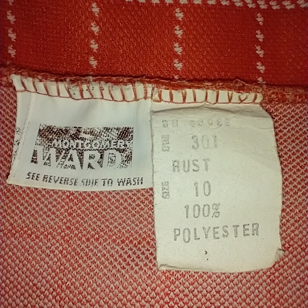 70s Poly Knit Button Down Blouse - image 5